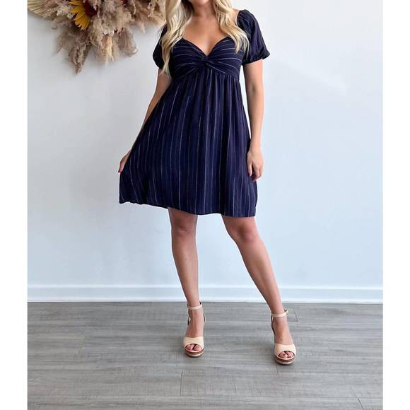 Allie Rose | Dresses | New Allie Rose Twist Front Linen Babydoll Dress ...
